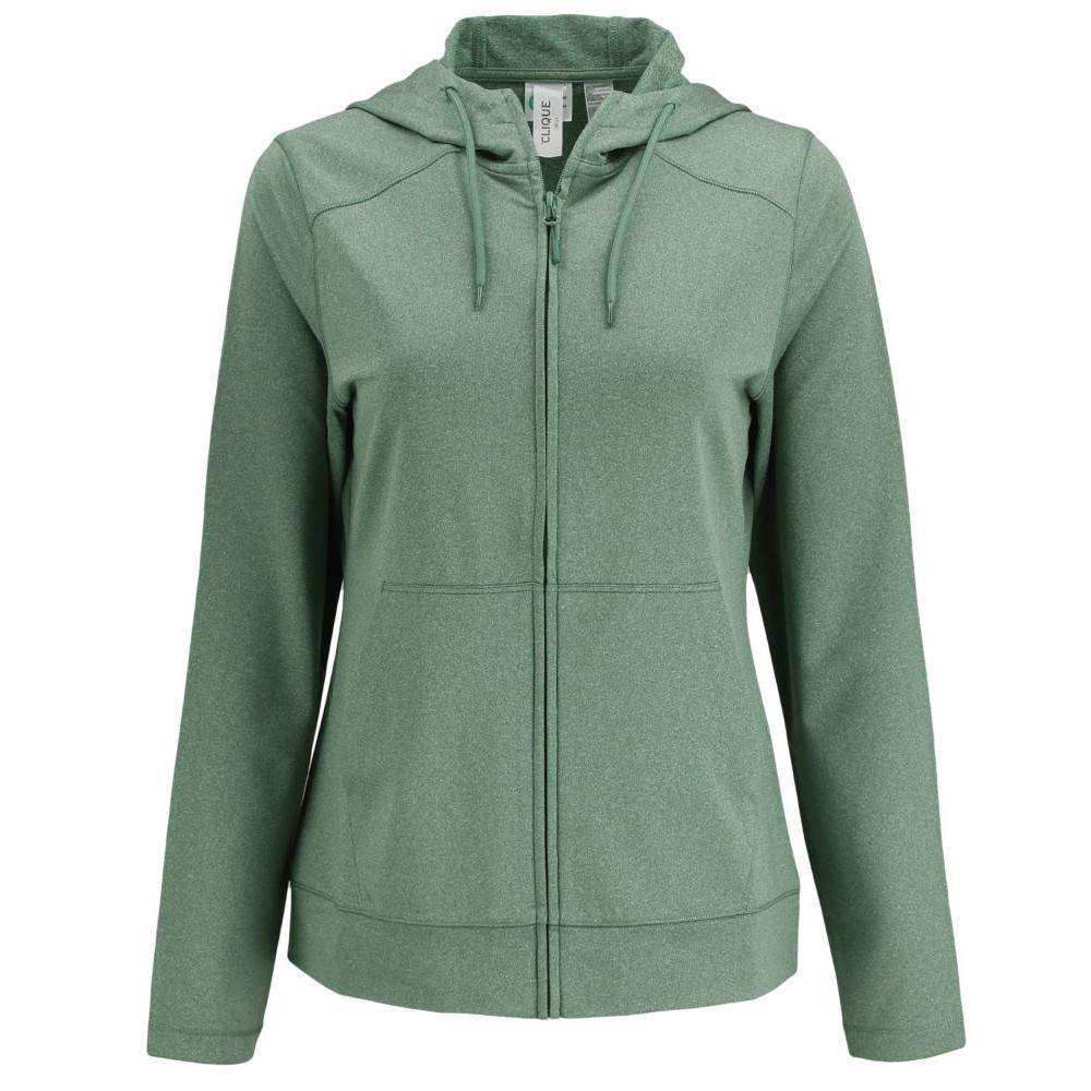 Clique Dash Recycled Womens Full Zip Hooded Sweatshirt