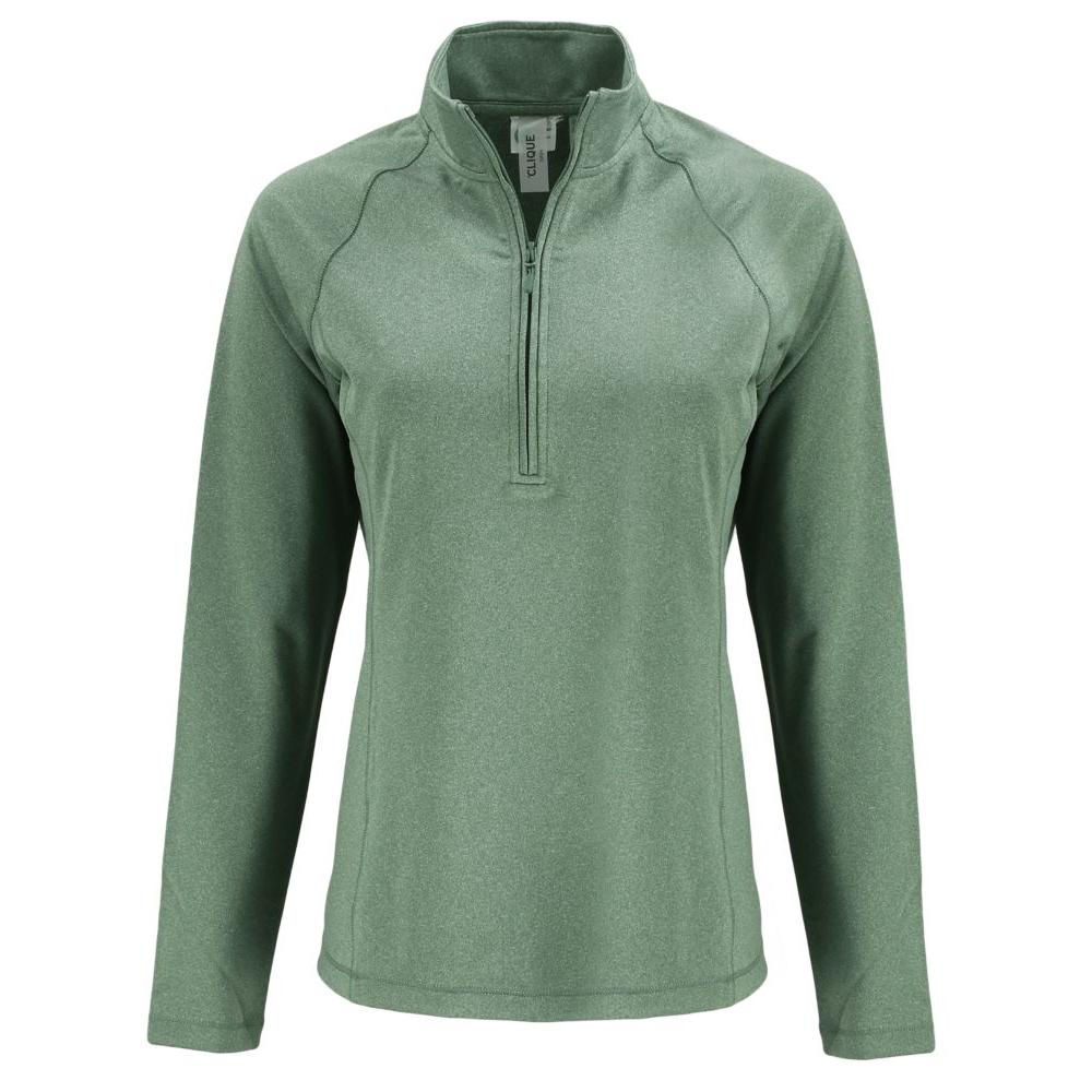 Clique Dash Recycled Womens Quarter Zip Sweatshirt