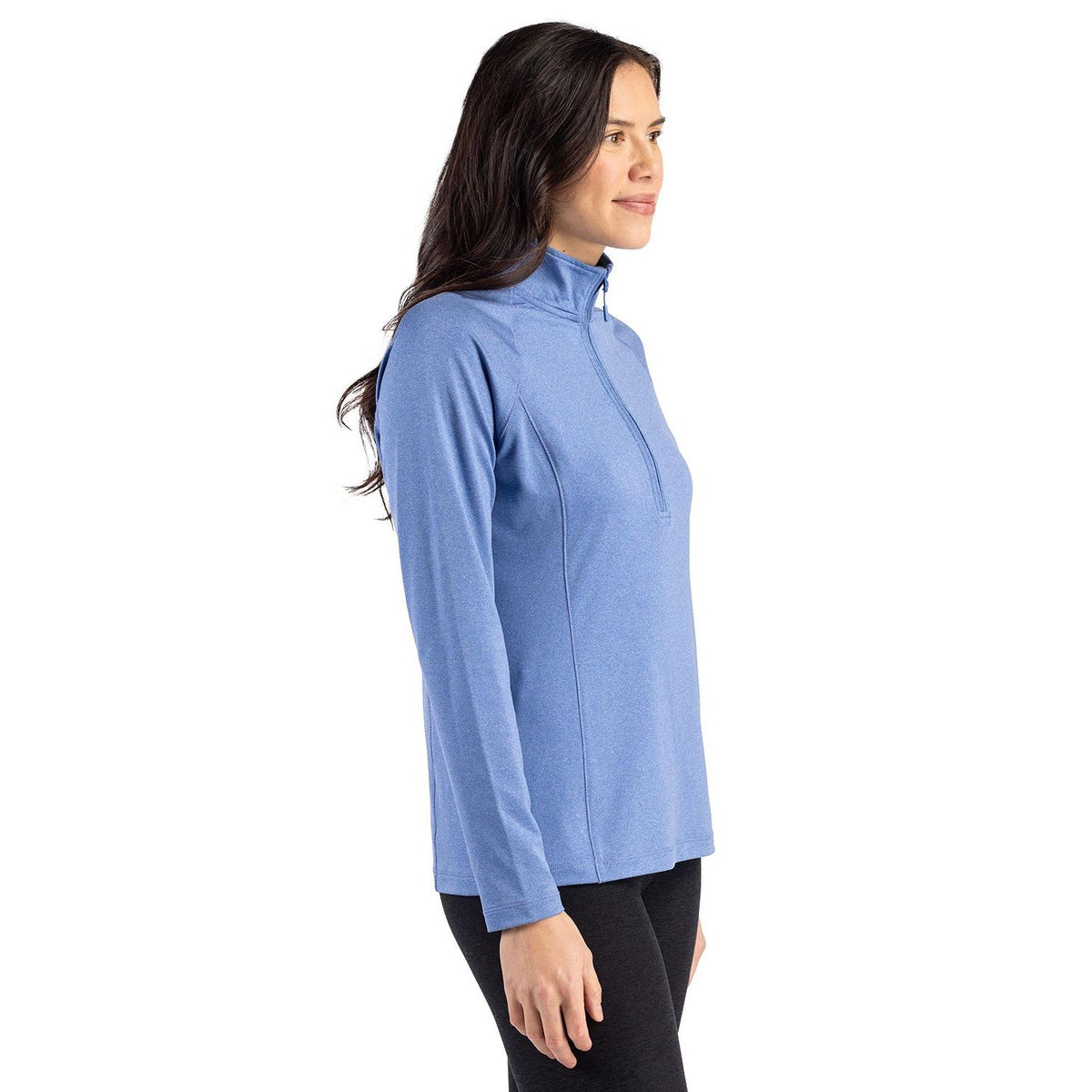 Clique Dash Recycled Womens Quarter Zip Sweatshirt