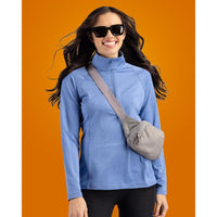 Clique Dash Recycled Womens Quarter Zip Sweatshirt