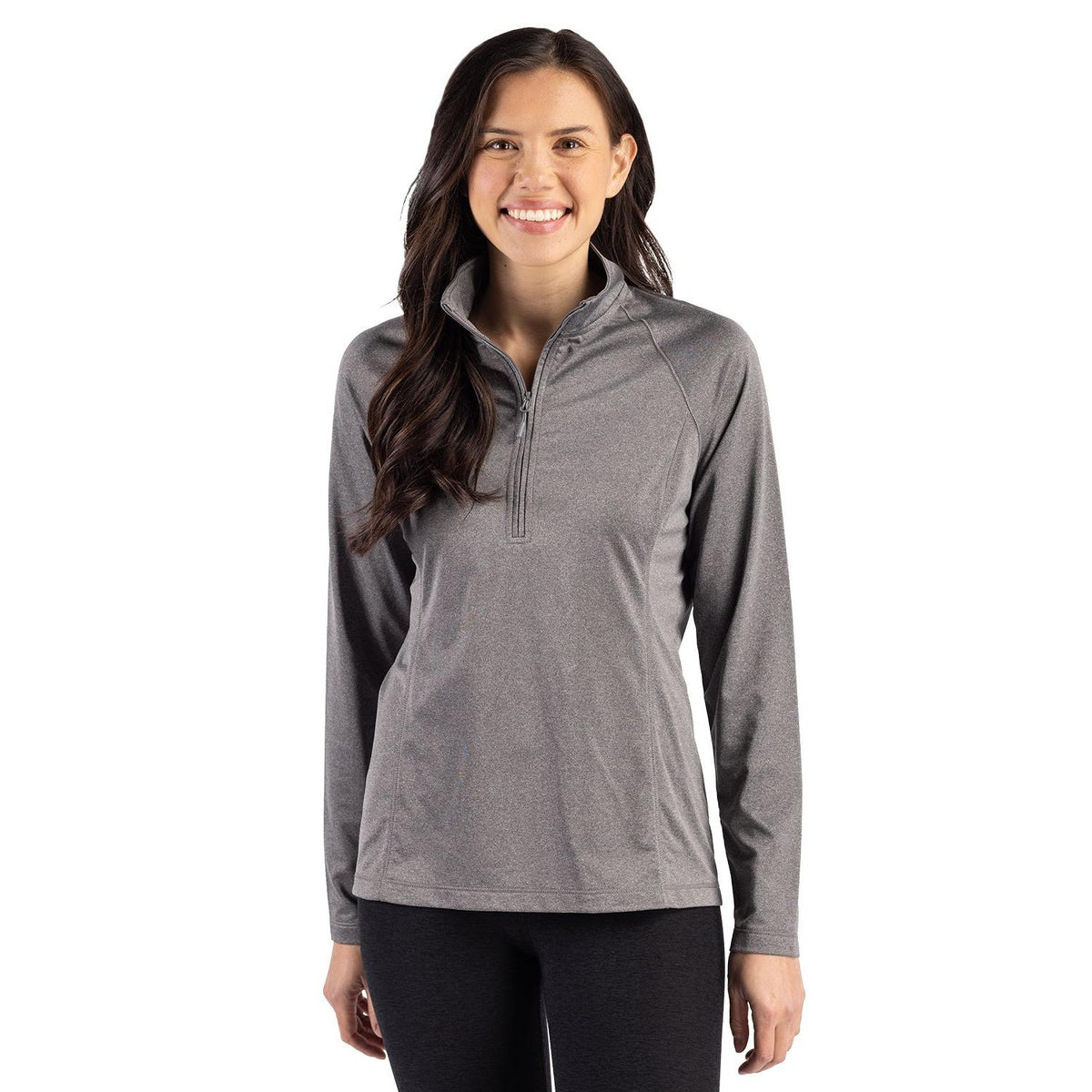 Clique Dash Recycled Womens Quarter Zip Sweatshirt