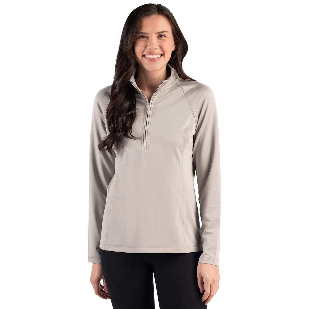 Clique Dash Recycled Womens Quarter Zip Sweatshirt