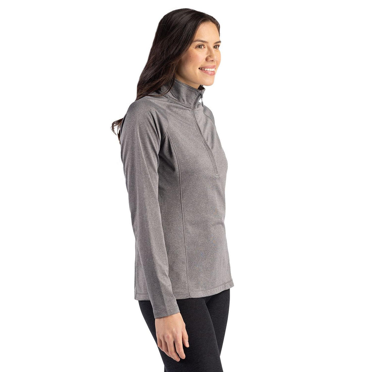 Clique Dash Recycled Womens Quarter Zip Sweatshirt