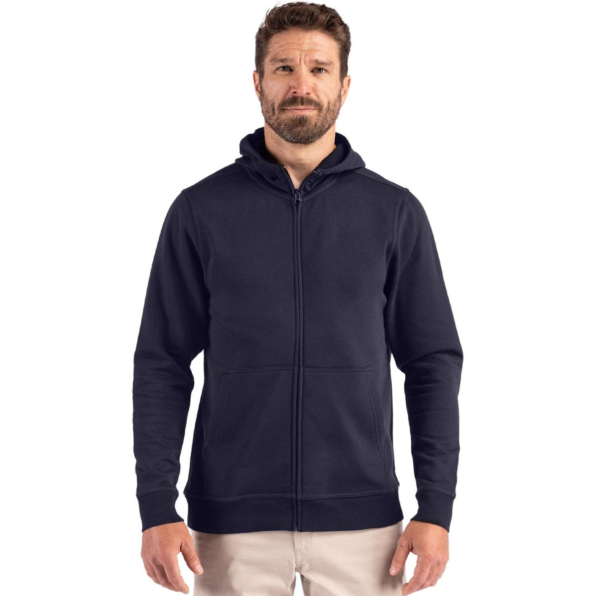 Clique Drive Recycled Unisex Full Zip Hooded Sweatshirt