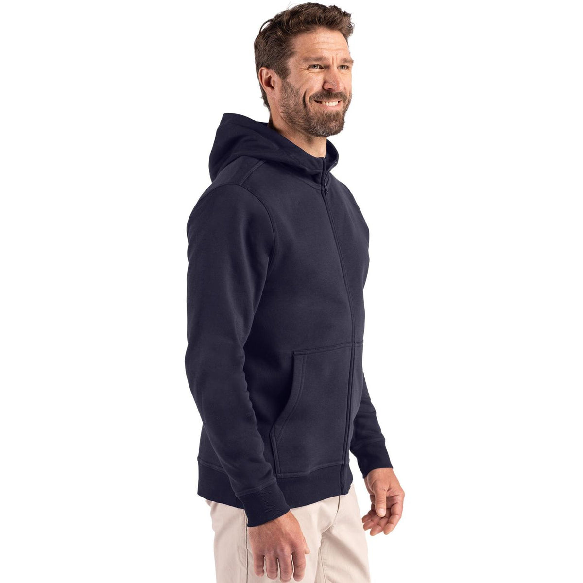 Clique Drive Recycled Unisex Full Zip Hooded Sweatshirt