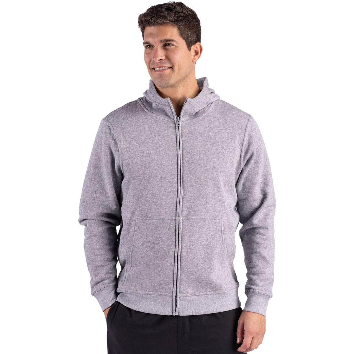 Clique Drive Recycled Unisex Full Zip Hooded Sweatshirt