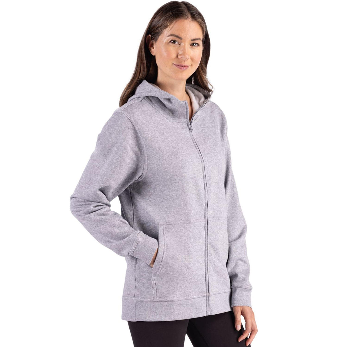 Clique Drive Recycled Unisex Full Zip Hooded Sweatshirt