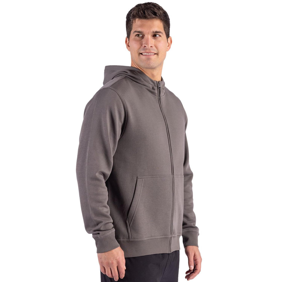 Clique Drive Recycled Unisex Full Zip Hooded Sweatshirt