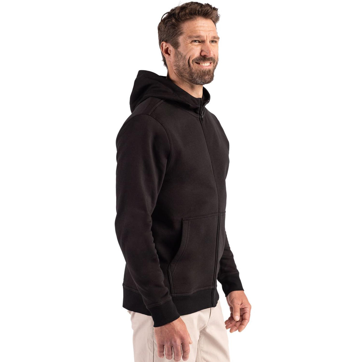 Clique Drive Recycled Unisex Full Zip Hooded Sweatshirt