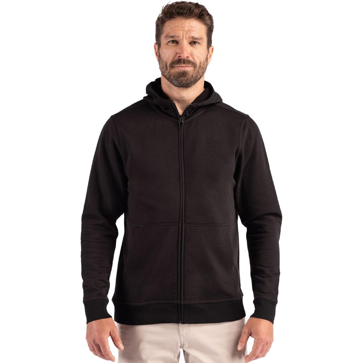 Clique Drive Recycled Unisex Full Zip Hooded Sweatshirt