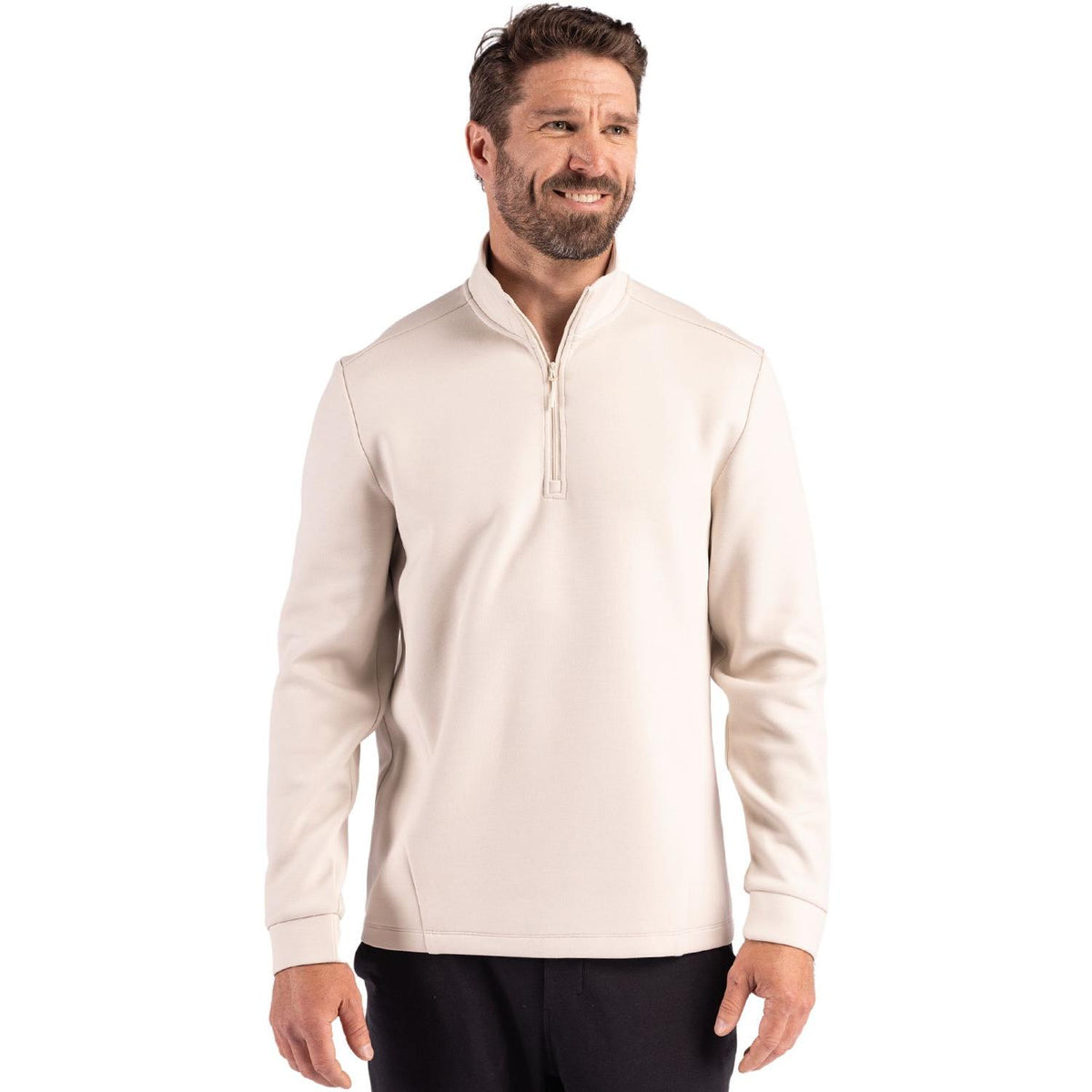 Clique Haven Recycled Mens Quarter Zip Sweatshirt