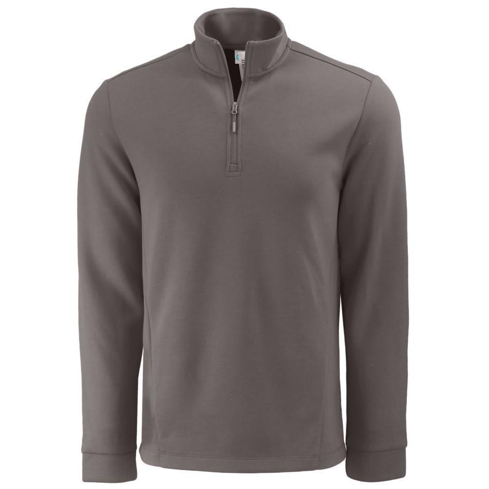 Clique Haven Recycled Mens Quarter Zip Sweatshirt