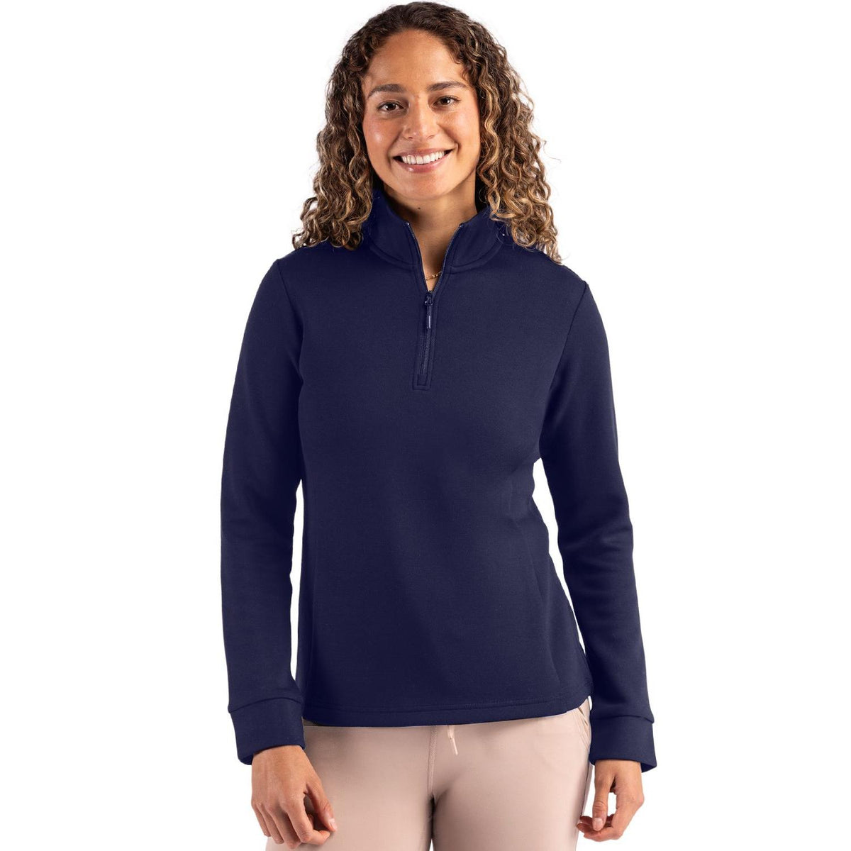 Clique Haven Recycled Womens Quarter Zip Sweatshirt