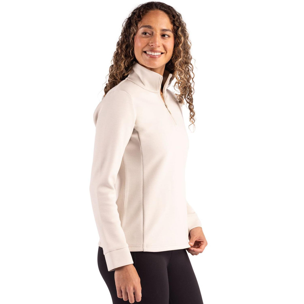Clique Haven Recycled Womens Quarter Zip Sweatshirt
