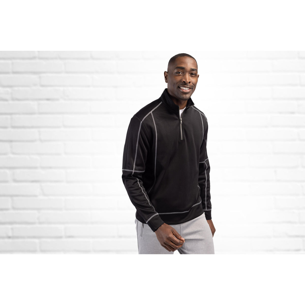 Clique Helsa Performance Knit Mens Half Zip