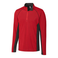 Clique Ice Pique Colorblock Tech Mens Half Zip