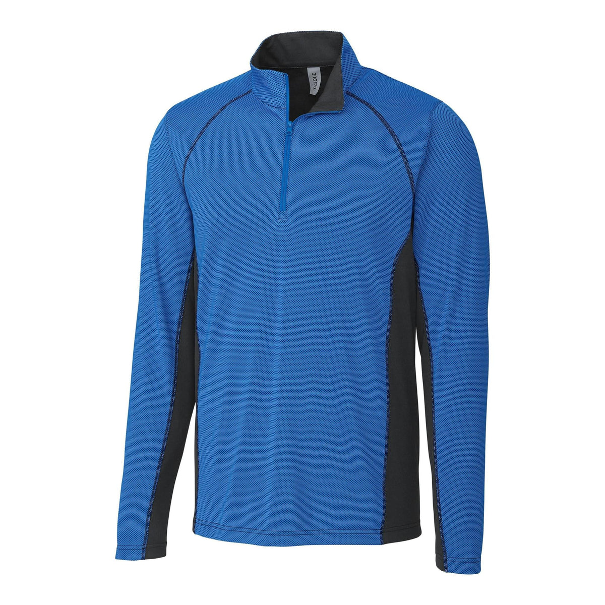 Clique Ice Pique Colorblock Tech Mens Half Zip
