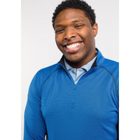 Clique Ice Pique Colorblock Tech Mens Half Zip