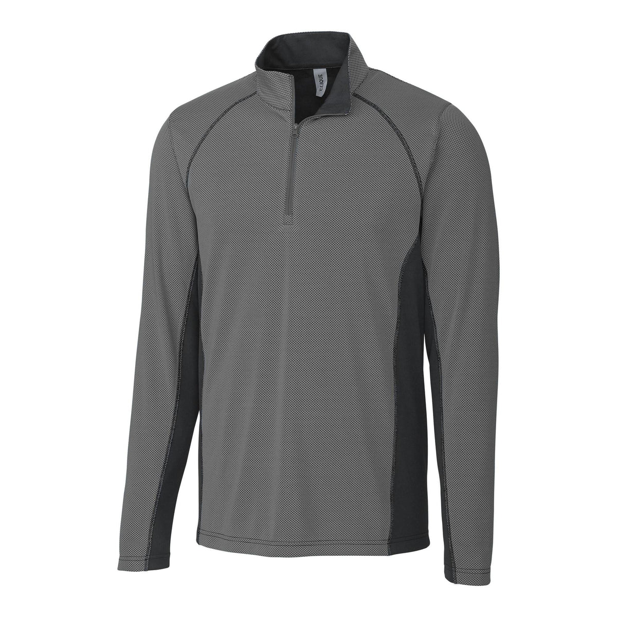 Clique Ice Pique Colorblock Tech Mens Half Zip