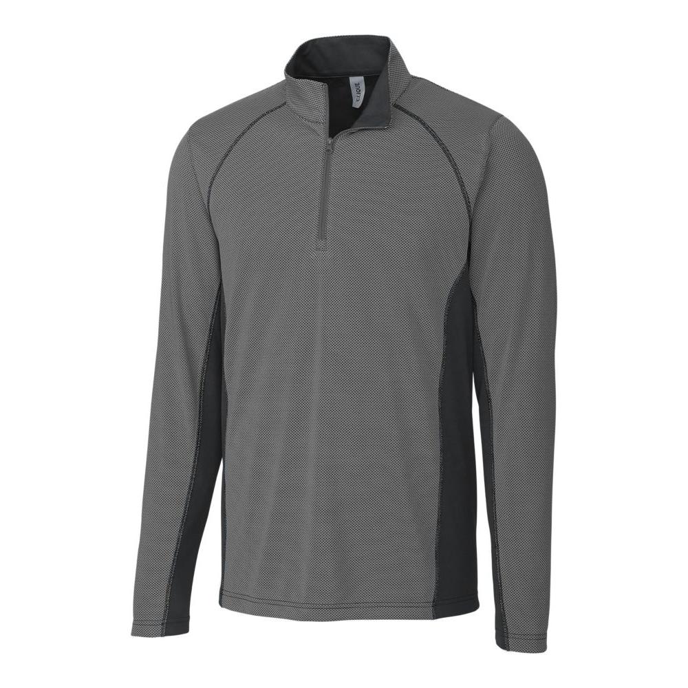 Clique Ice Pique Colorblock Tech Mens Half Zip