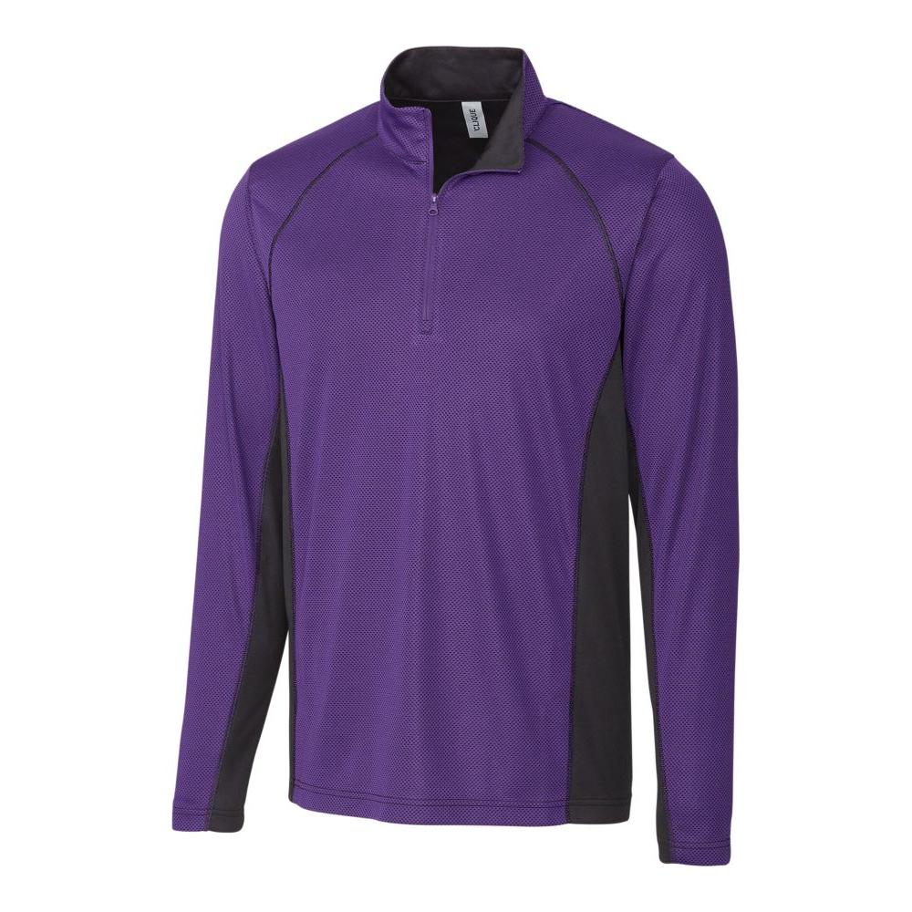 Clique Ice Pique Colorblock Tech Mens Half Zip