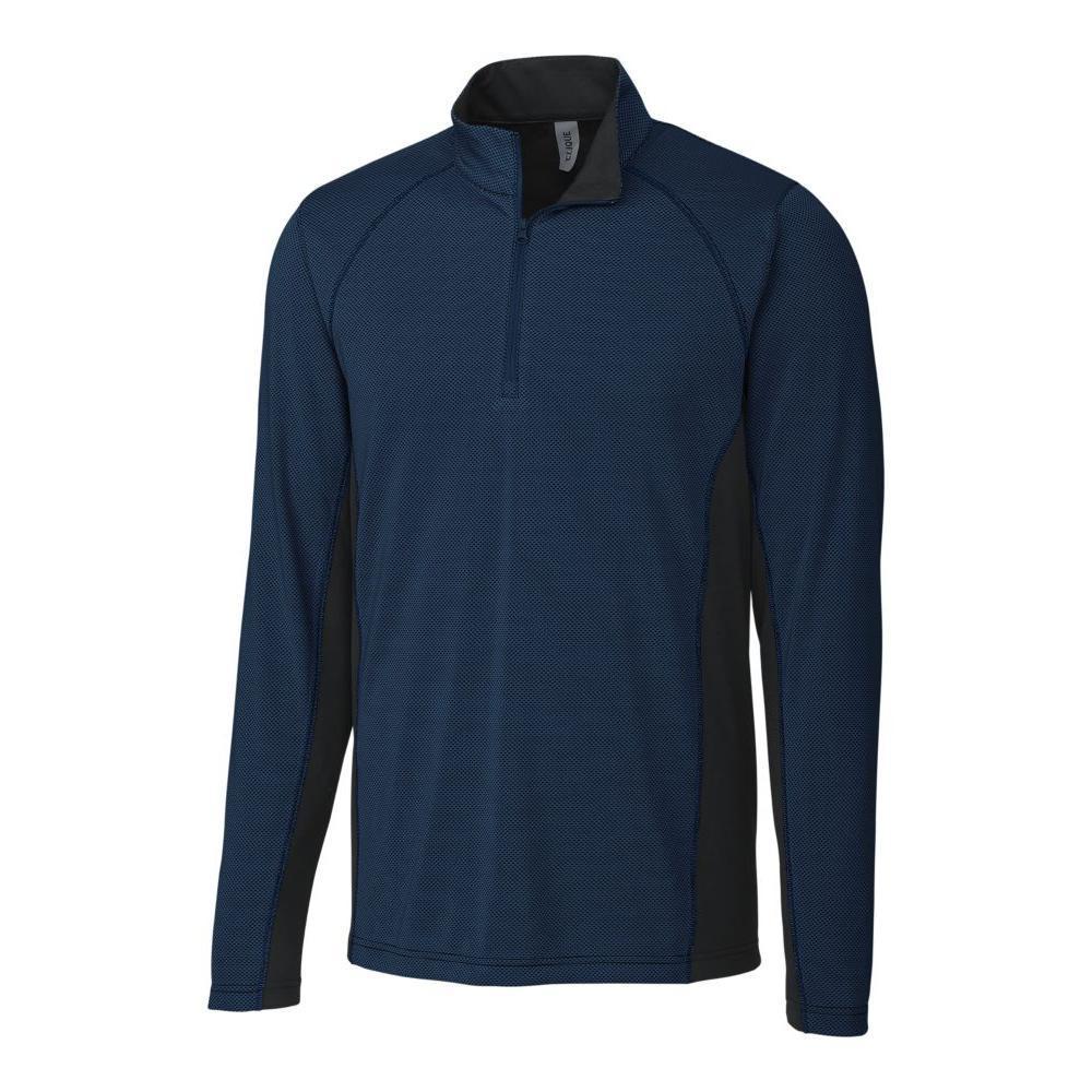 Clique Ice Pique Colorblock Tech Mens Half Zip