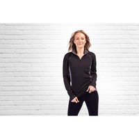 Clique Ice Pique Colorblock Tech Womens Half Zip
