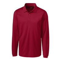 Clique Ice Pique Tech Mens Long Sleeve Polo