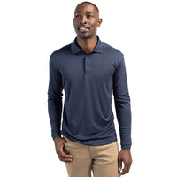 Clique Ice Pique Tech Mens Long Sleeve Polo