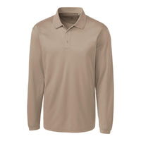 Clique Ice Pique Tech Mens Long Sleeve Polo
