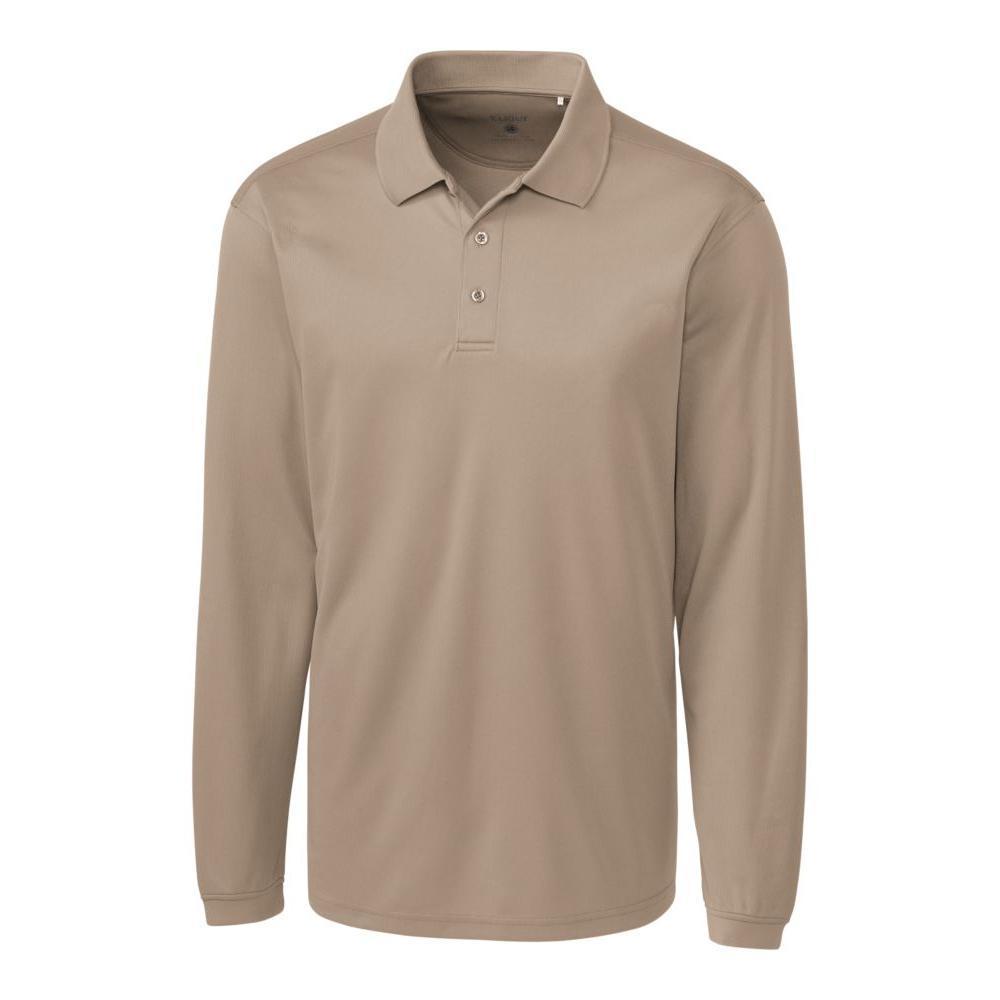 Clique Ice Pique Tech Mens Long Sleeve Polo