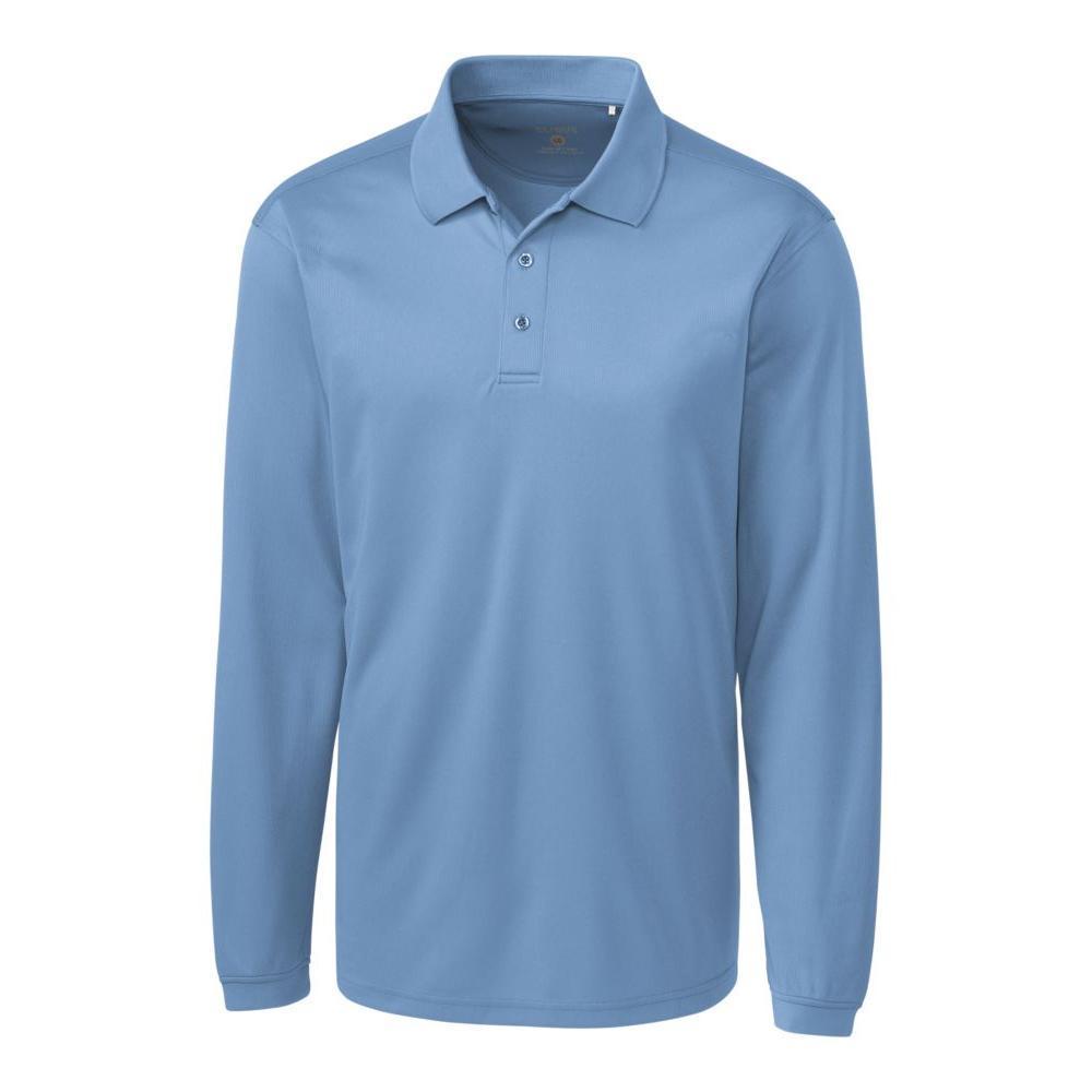 Clique Ice Pique Tech Mens Long Sleeve Polo