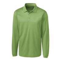 Clique Ice Pique Tech Mens Long Sleeve Polo