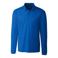 Clique Ice Pique Tech Mens Long Sleeve Polo