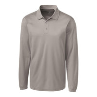 Clique Ice Pique Tech Mens Long Sleeve Polo