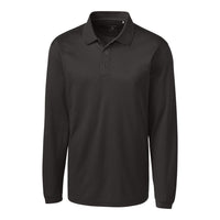 Clique Ice Pique Tech Mens Long Sleeve Polo