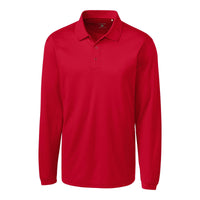 Clique Ice Pique Tech Mens Long Sleeve Polo