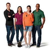 Clique Ice Pique Tech Mens Long Sleeve Polo