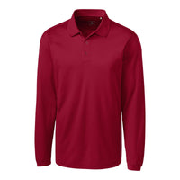 Clique Ice Pique Tech Mens Long Sleeve Polo