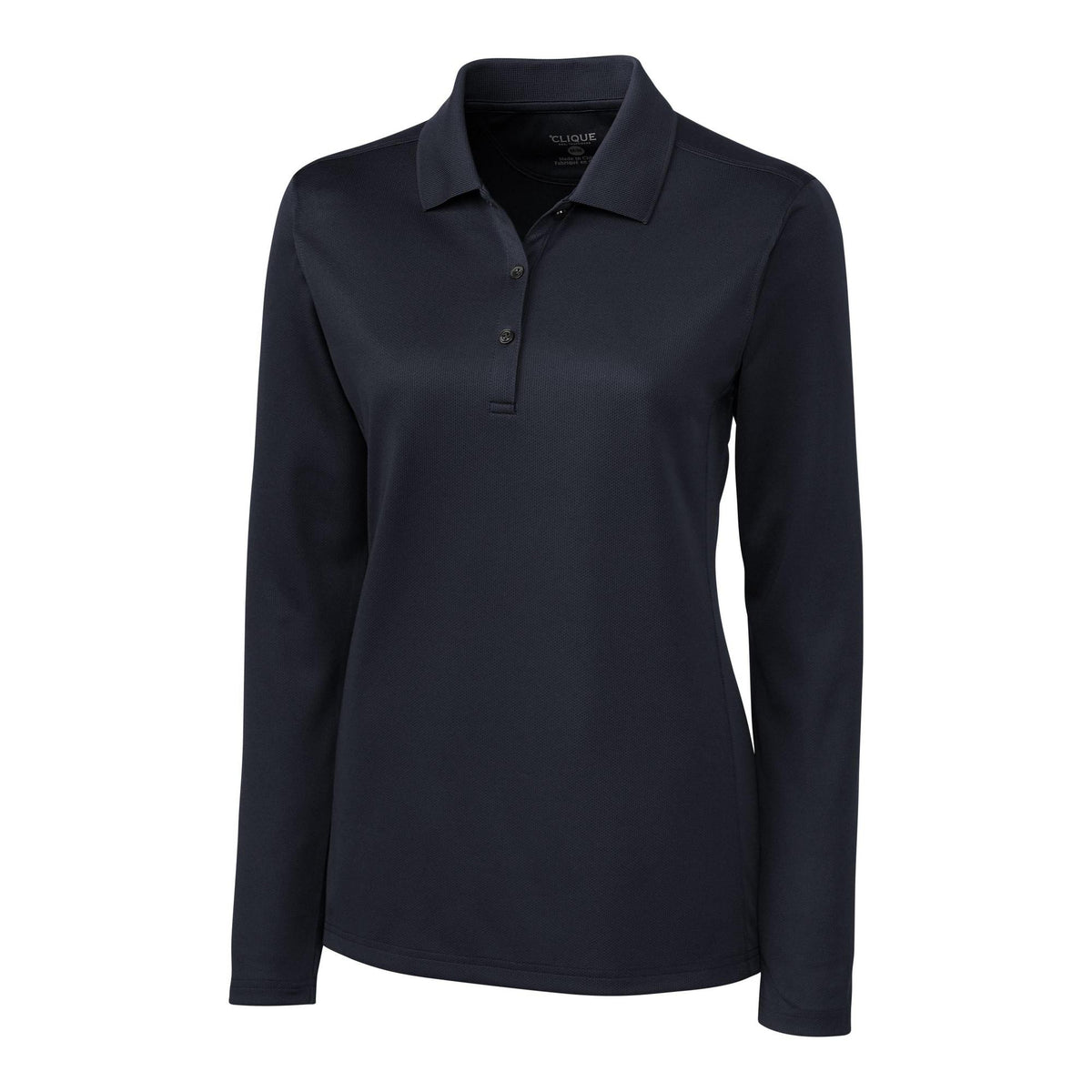 Clique Ice Pique Tech Womens Long Sleeve Polo