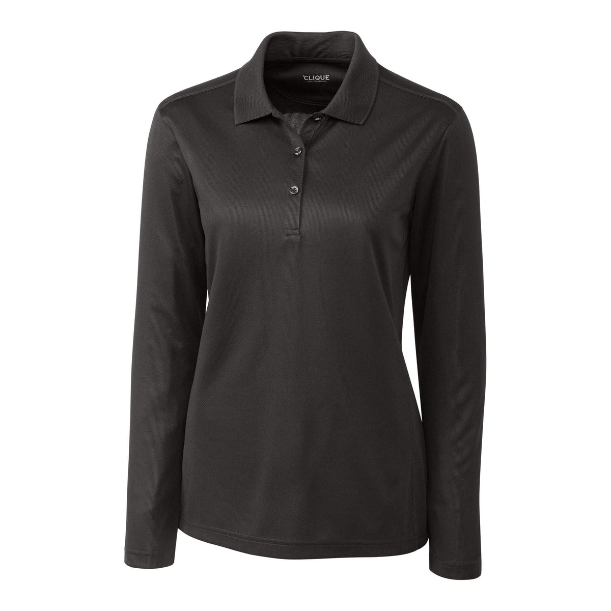 Clique Ice Pique Tech Womens Long Sleeve Polo