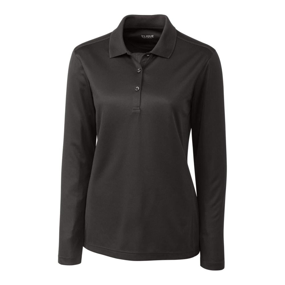 Clique Ice Pique Tech Womens Long Sleeve Polo