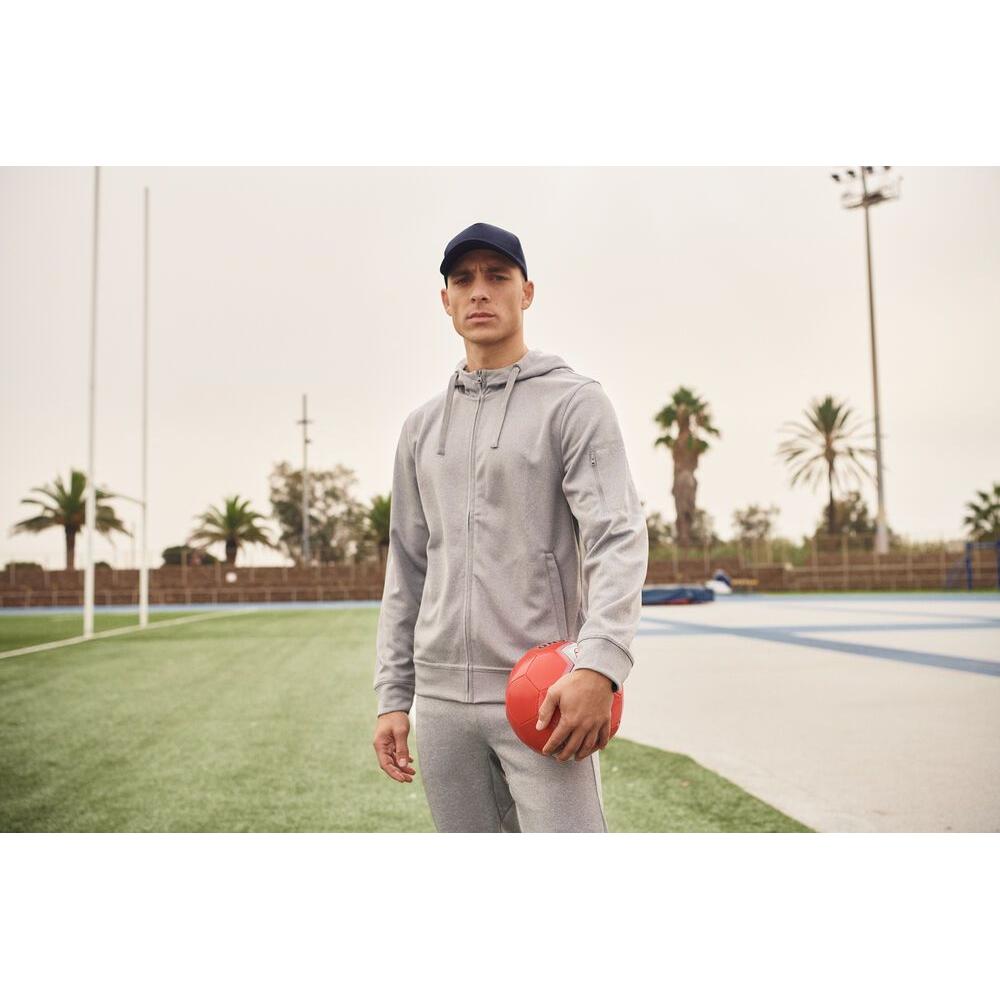 Clique Lift Solution-dyed Performance Unisex Full Zip Hooded Sweatshirt
