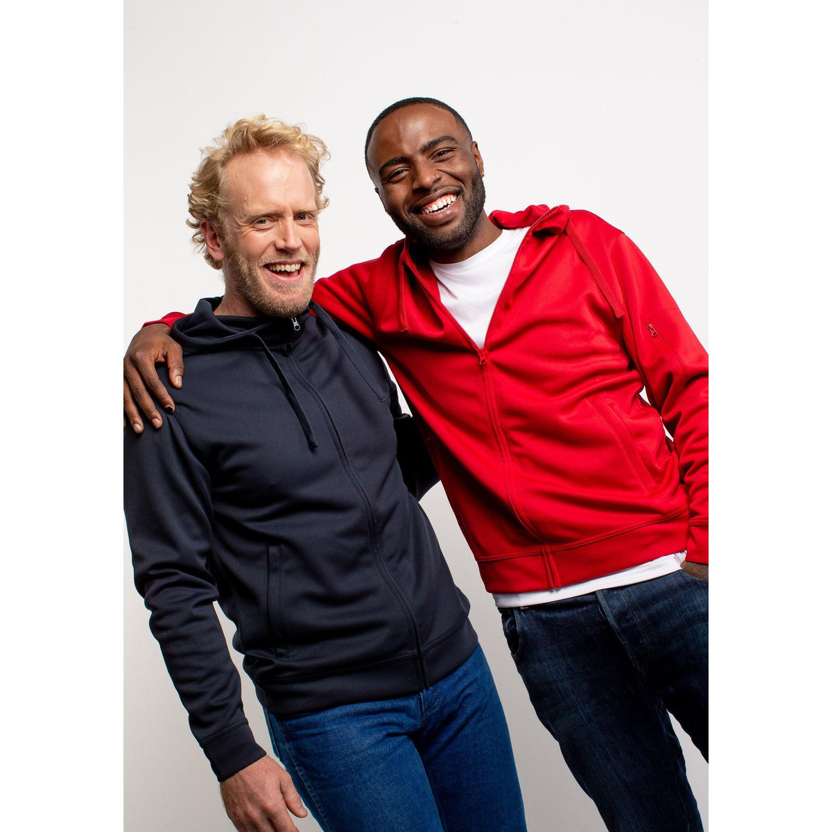 Clique Lift Solution-dyed Performance Unisex Full Zip Hooded Sweatshirt