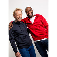 Clique Lift Solution-dyed Performance Unisex Full Zip Hooded Sweatshirt
