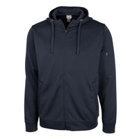 Clique Lift Solution-dyed Performance Unisex Full Zip Hooded Sweatshirt
