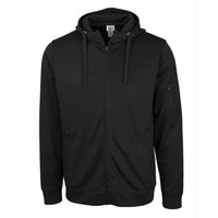 Clique Lift Solution-dyed Performance Unisex Full Zip Hooded Sweatshirt
