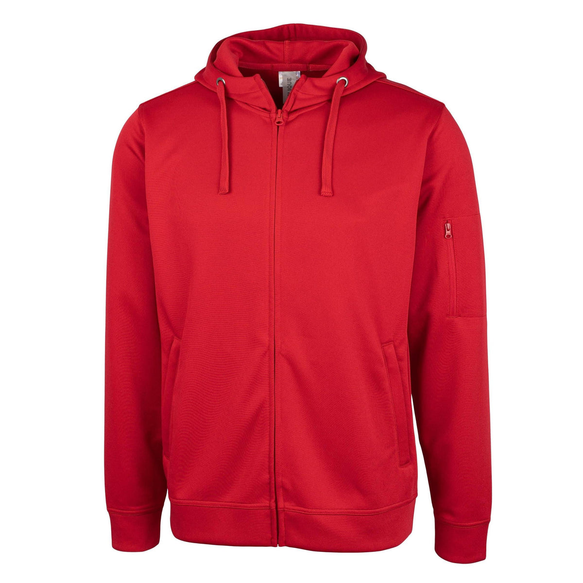 Clique Lift Solution-dyed Performance Unisex Full Zip Hooded Sweatshirt