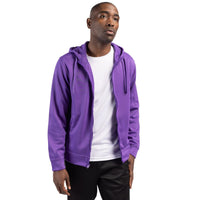 Clique Lift Solution-dyed Performance Unisex Full Zip Hooded Sweatshirt