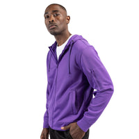 Clique Lift Solution-dyed Performance Unisex Full Zip Hooded Sweatshirt